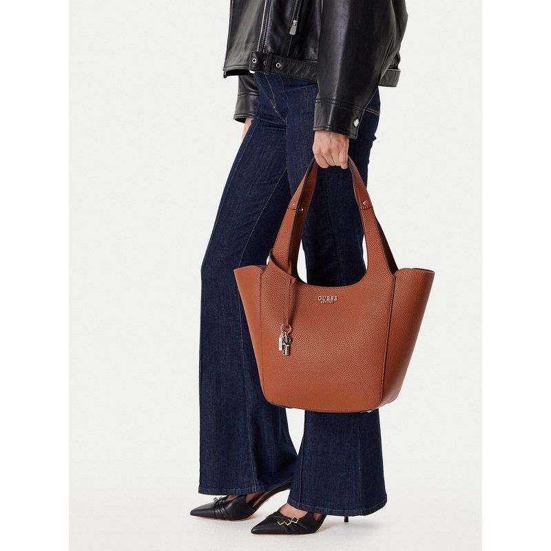 Handtasche Guess Calista HWBG73 34220 Braun