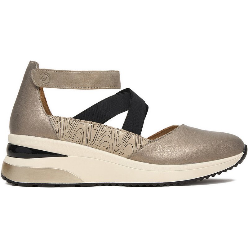 Halbschuhe Remonte D2411-90 Beige
