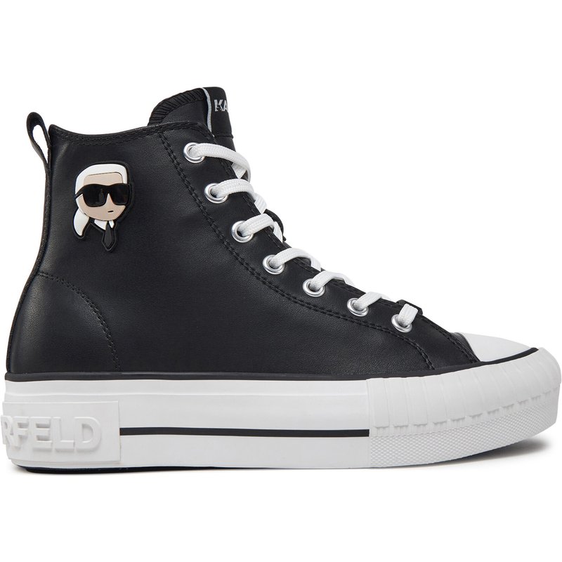 Sneakers aus Stoff KARL LAGERFELD Kampus Max KL60445T Schwarz