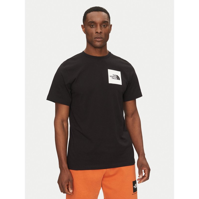 The North Face T-Shirt Fine NF0A8A6M Schwarz Regular Fit