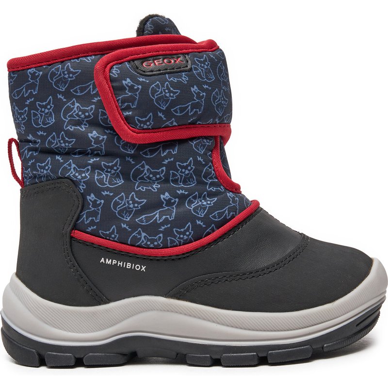 Schneeschuhe Geox B Flanfil Boy B Abx B263VE 0BCMN C0048 S Schwarz