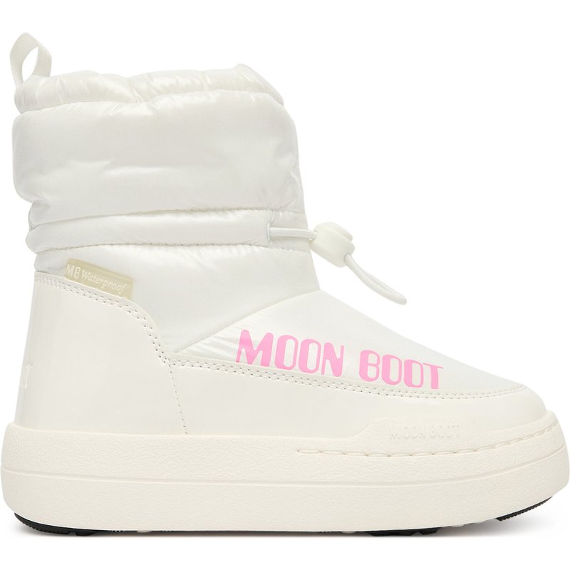 Schneeschuhe Moon Boot Mb Jr Park Tube Mid Glitter Wp 80D3440110 Weiß