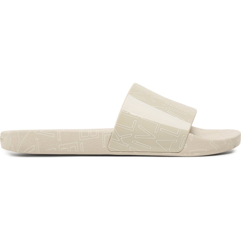 Pantoletten Calvin Klein Pool Slide Rubber HM0HM01062 Creme