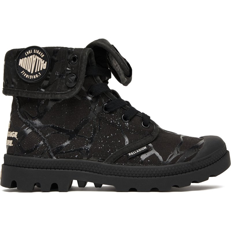Schnürstiefeletten Palladium Baggy Hopper Tunnels 94625-008-M Schwarz