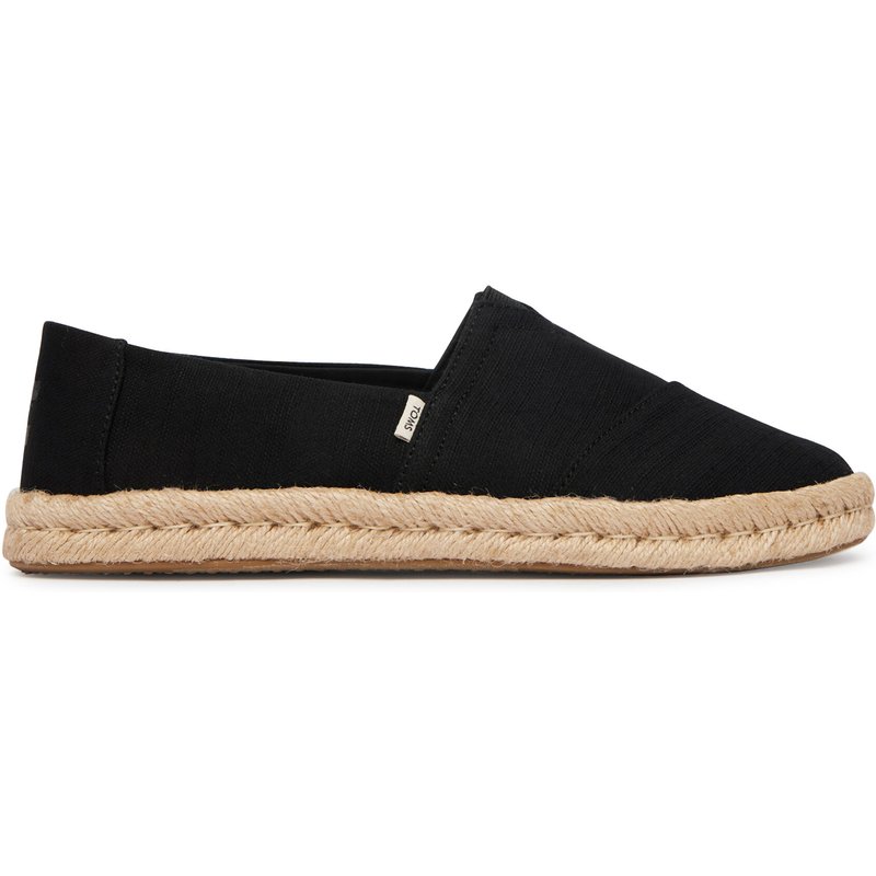 Espadrilles Toms Alpargata Rope 2.0 10020687 Schwarz