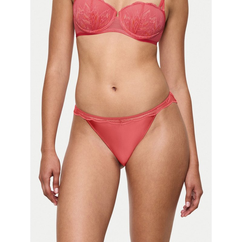 Triumph Brazilian Damenslip Crazy Stupid Love 10222368 Korallenfarben