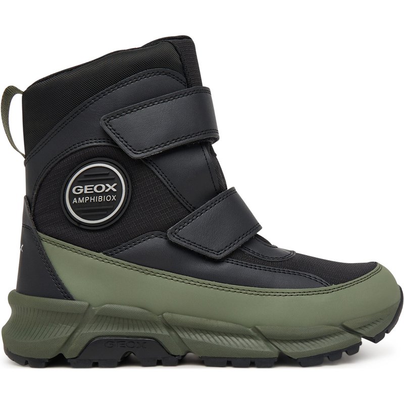 Schnürschuhe Geox J Flexyper Plus Boy B Abx J66LCG 0FU54 C0033 S Dunkelgrün