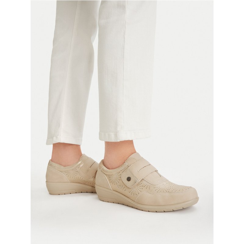 Halbschuhe Go Soft CEO-JD63-12 Beige