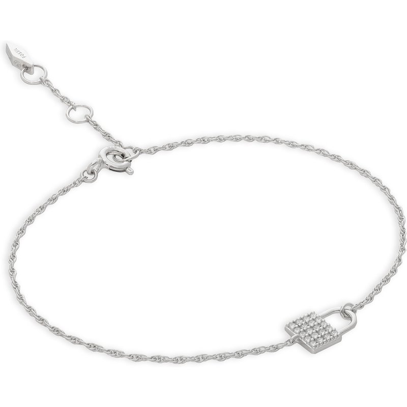 Armband Fossil JFS00625040 Silberfarben