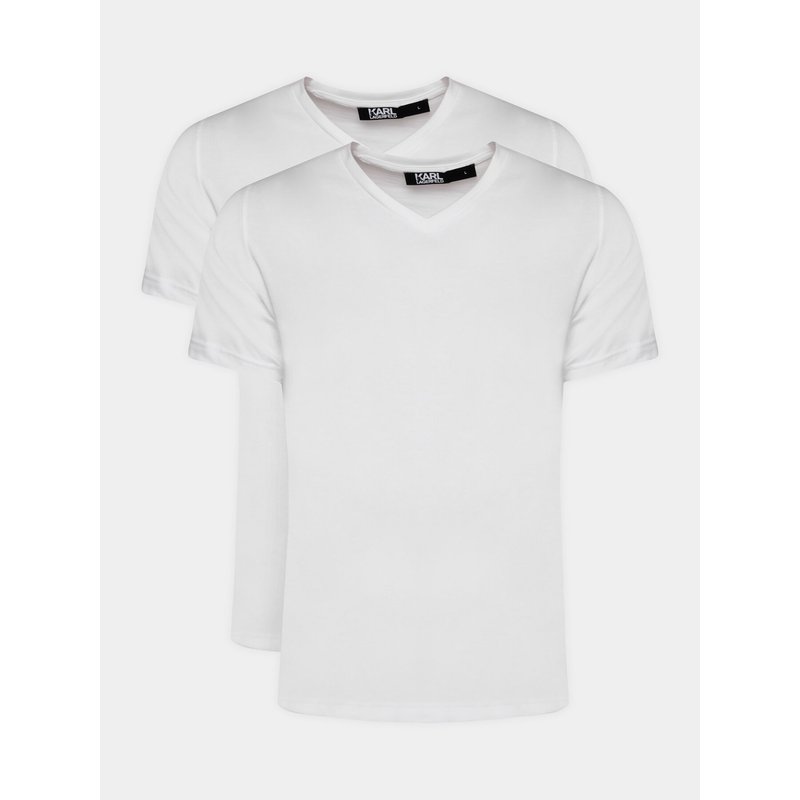 KARL LAGERFELD T-Shirt-Set 765001 500298 Weiß Slim Fit