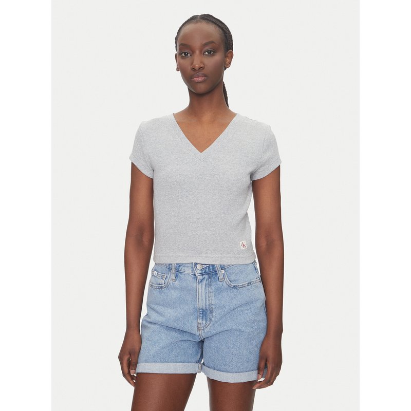 Calvin Klein Jeans T-Shirt LV047C910G Grau Regular Fit