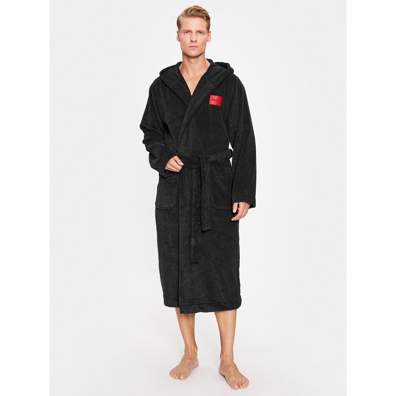 Hugo Bademantel 50503029 Schwarz