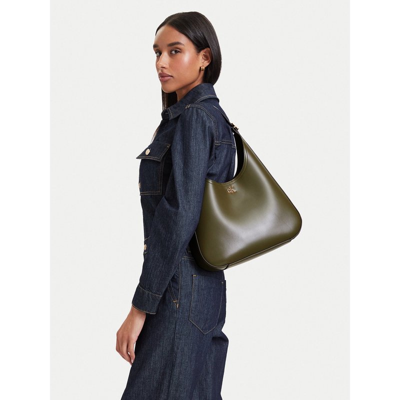 Handtasche Calvin Klein Ck Medium Shoulder Bag LV04F3522G Dunkelgrün