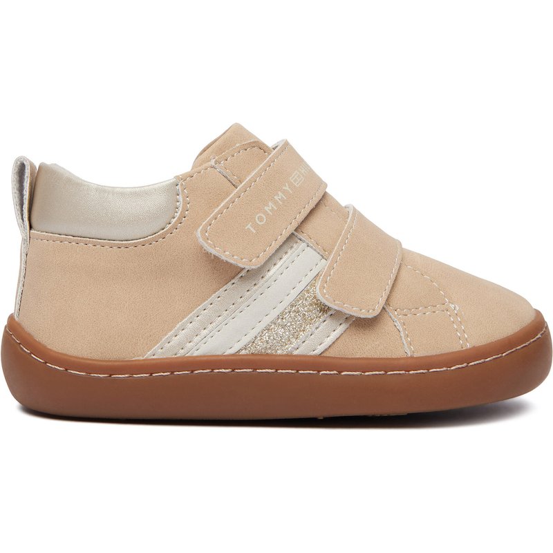 Sneakers Tommy Hilfiger Mid Cut Velcro Sneaker T1AH-35068-0315A360 Hellbeige