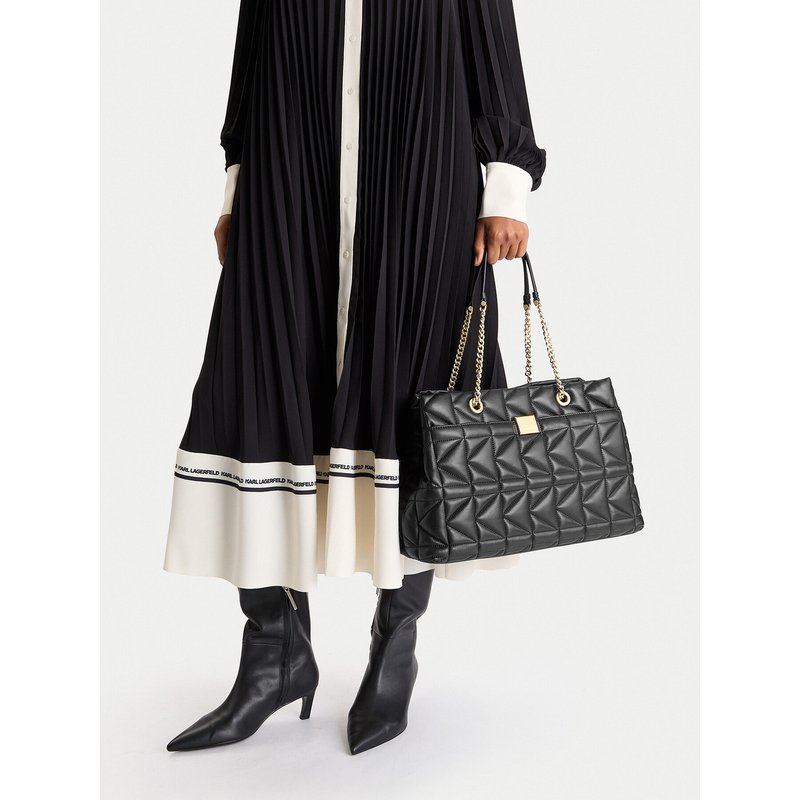Handtasche KARL LAGERFELD A4W30085 Schwarz