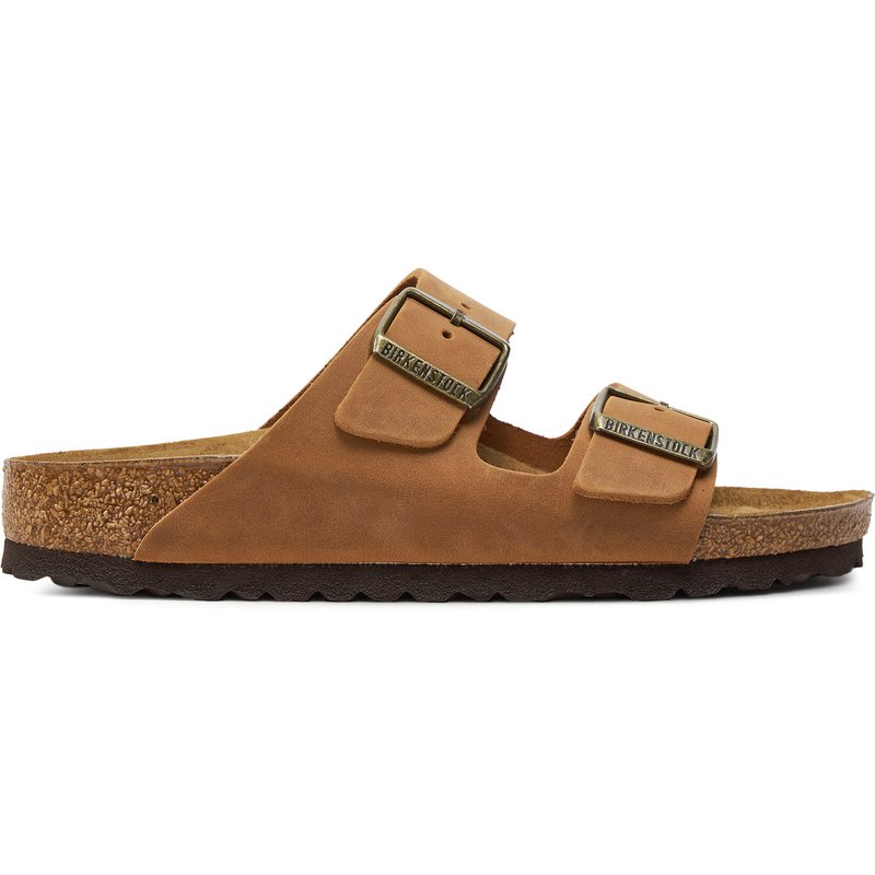 Pantoletten Birkenstock Arizona Leoi 1028401 Braun