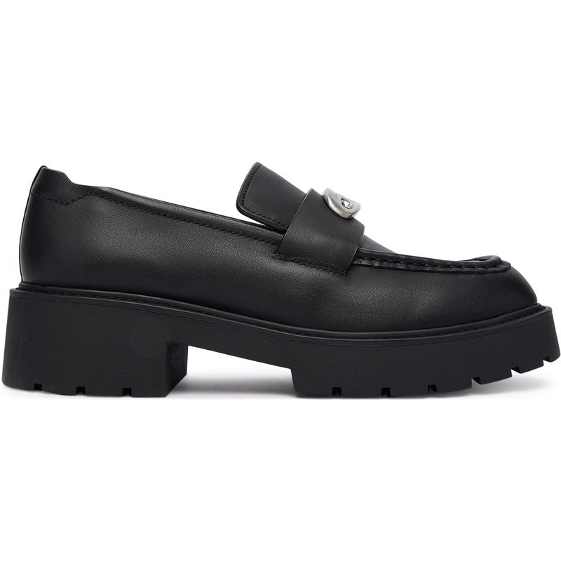 Slipper Calvin Klein Chunky Loafer Lth Hw YW0YW01912 Schwarz