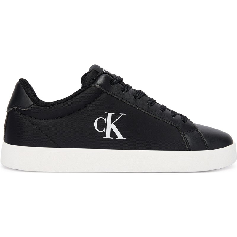 Sneakers Calvin Klein 3 Cupsole Laceup Pu Mg YW0YW01781 Schwarz