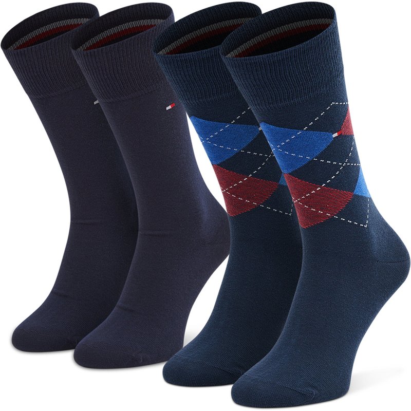 Lange Socken Tommy Hilfiger 100001495 Dunkelblau