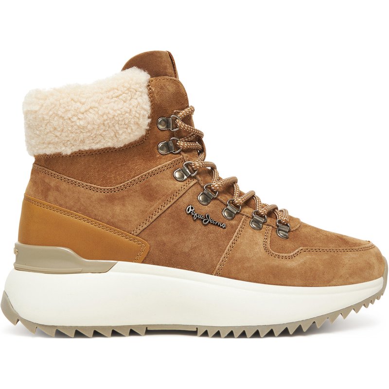 Schnürschuhe Pepe Jeans Kimi Desert W PLS600023 Braun