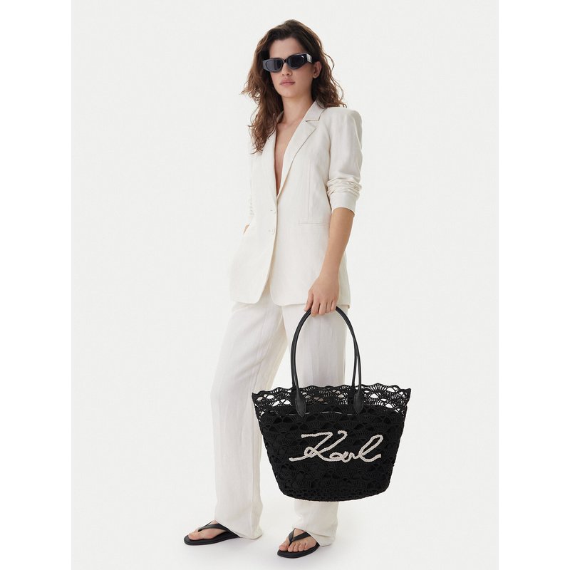 Handtasche KARL LAGERFELD B1W46094 Schwarz