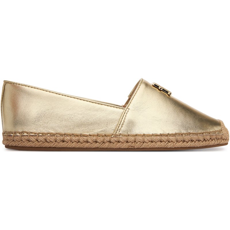 Espadrilles Tommy Hilfiger Th Logo Gold Espadrille FW0FW09473 Goldfarben