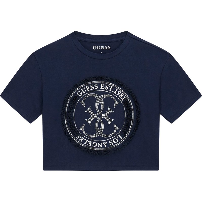 Guess T-Shirt J6GI07 K6YW4 Dunkelblau Relaxed Fit