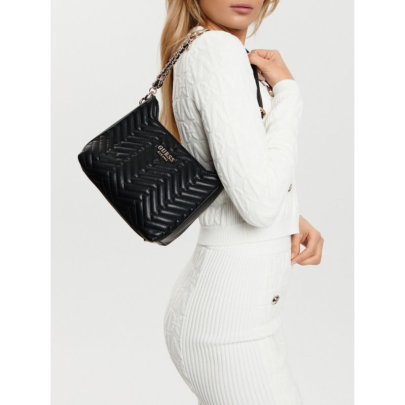 Handtasche Guess HWQG95 08180 Schwarz