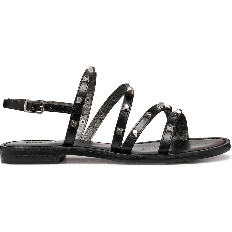 Sandalen Geox D Maddalusiac D65YMH 0001J C9999 Schwarz