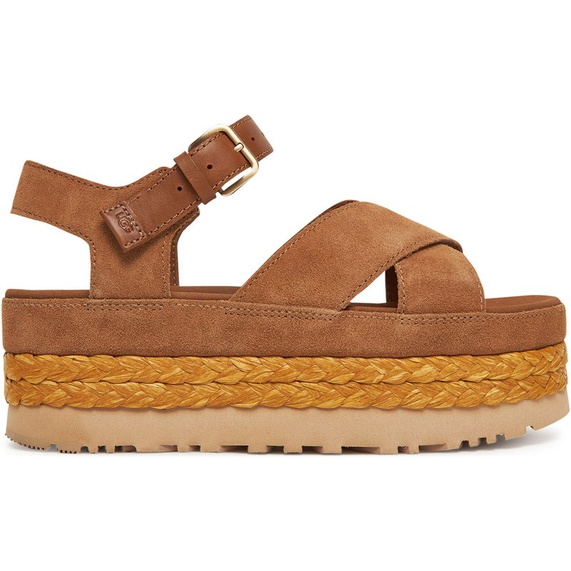 Espadrilles Ugg W Aubrey Ankle Strap 1167471 Braun