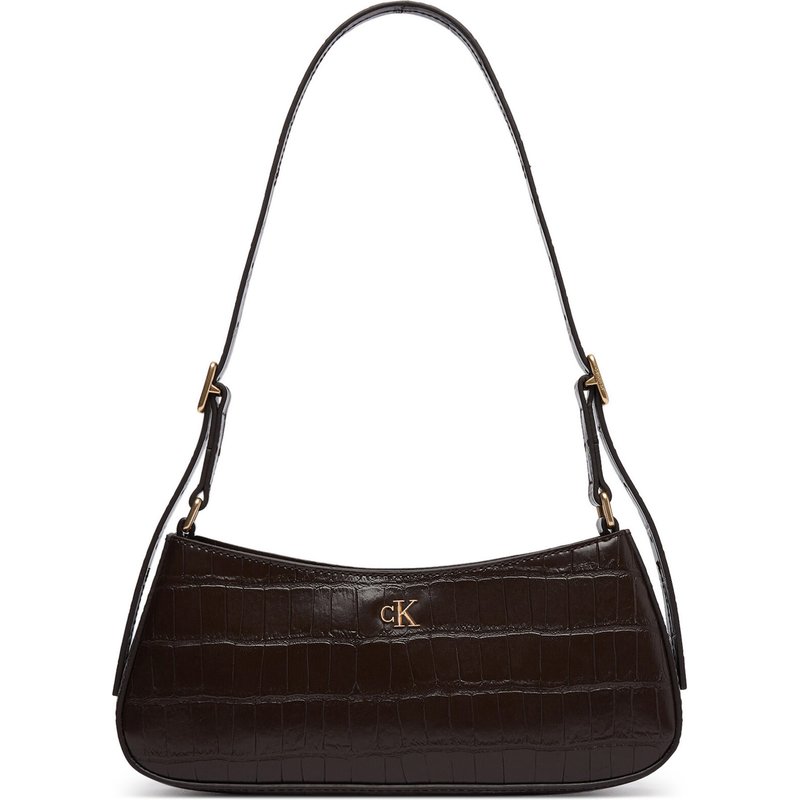 Handtasche Calvin Klein LV04F3906G Dunkelbraun