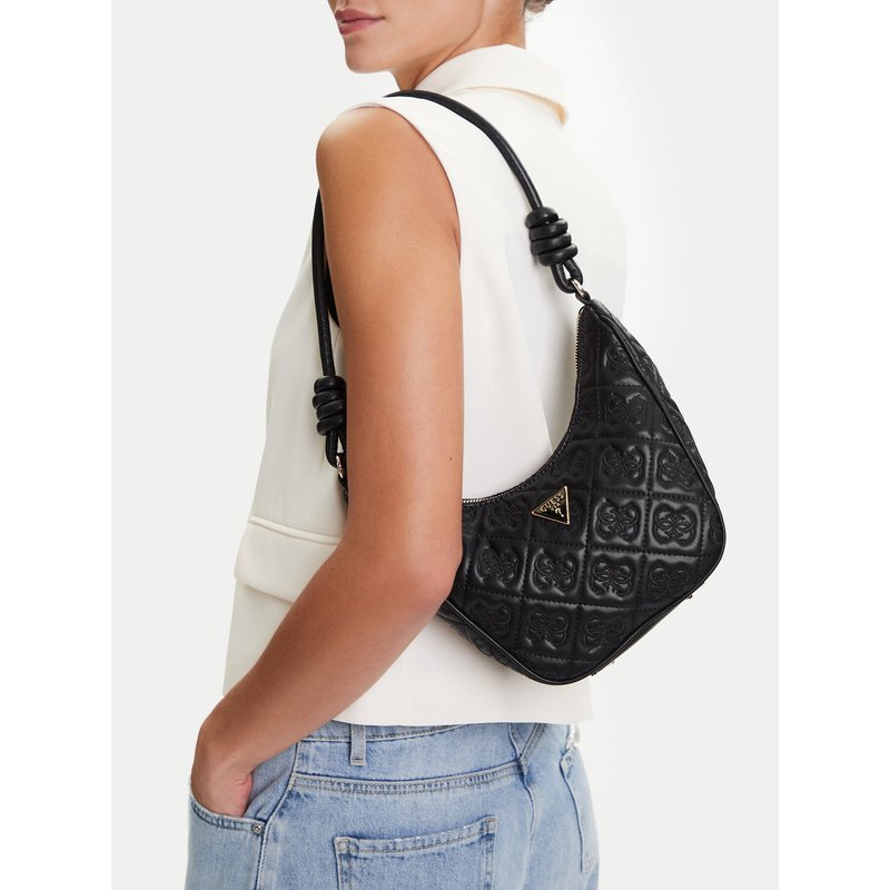 Handtasche Guess HWQL96 58180 Schwarz