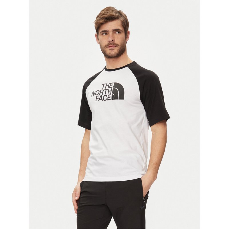 The North Face T-Shirt Easy NF0A87N7 Weiß Regular Fit