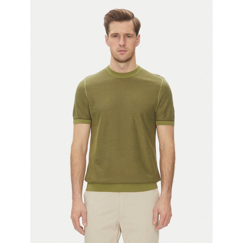 BOSS T-Shirt Jianfranco 50537642 Grün Regular Fit