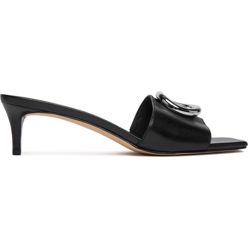 Pantoletten MICHAEL Michael Kors Milan Mule Sandal 40R6MLMS1L Schwarz