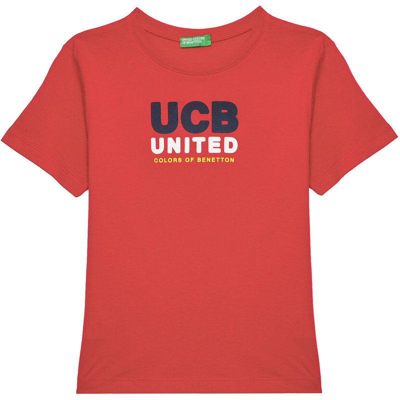 United Colors Of Benetton T-Shirt 3I1XG10JO Rot Regular Fit