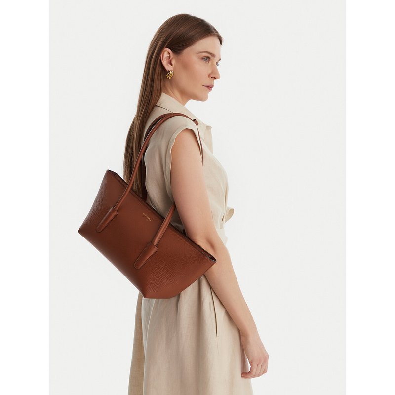 Handtasche Coccinelle T8A Coccinelle Double Beat E1 T8A 11 03 01 Braun