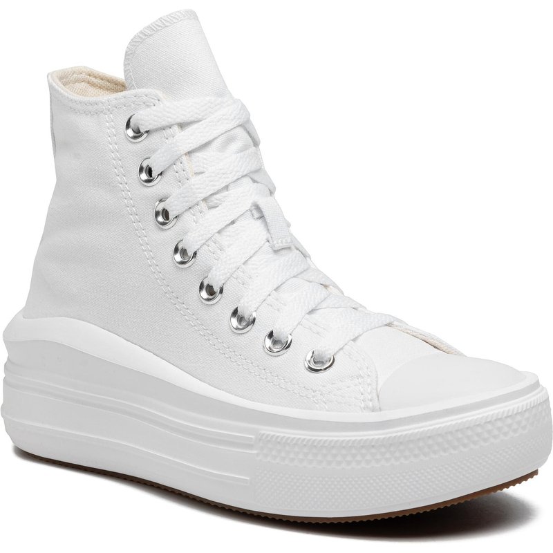 Sneakers aus Stoff Converse Chuck Taylor All Star Move Platform 568498C Weiß