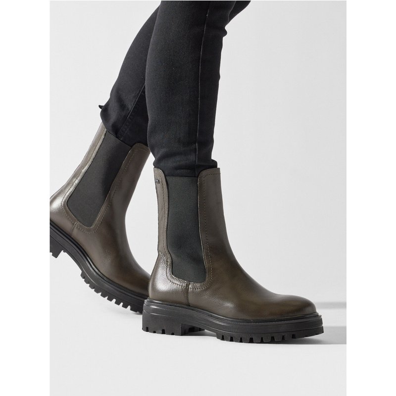 Klassische Stiefeletten s.Oliver 5-25418-41 Khakifarben