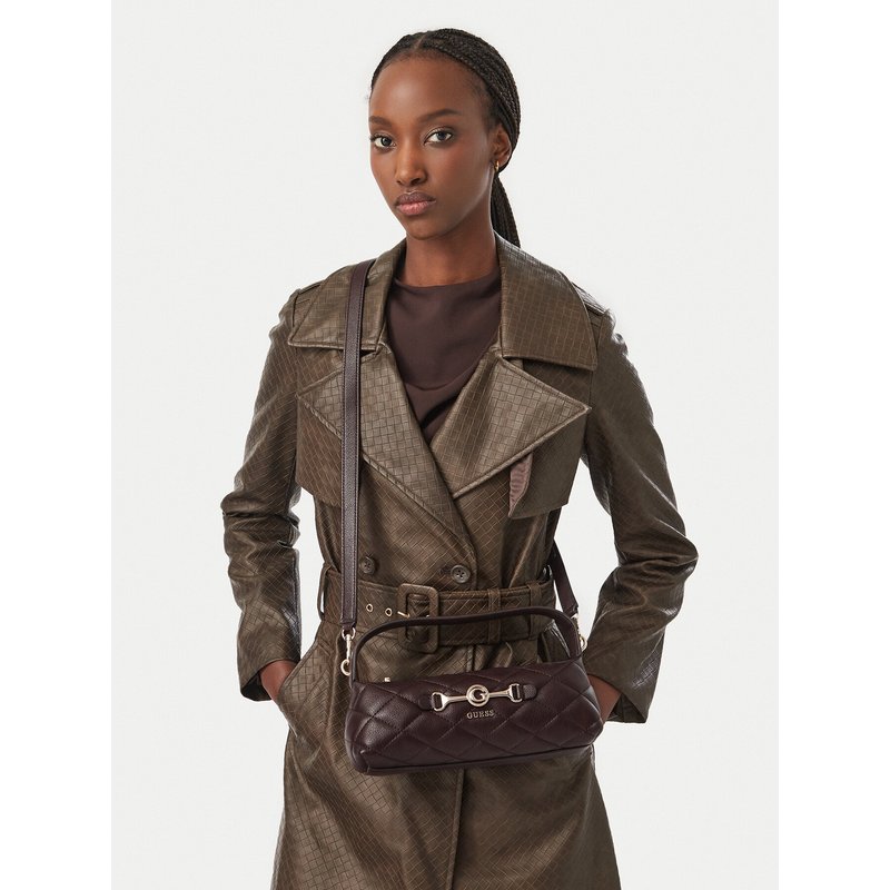 Handtasche Guess Frances Mini HWQG22 41720 Braun