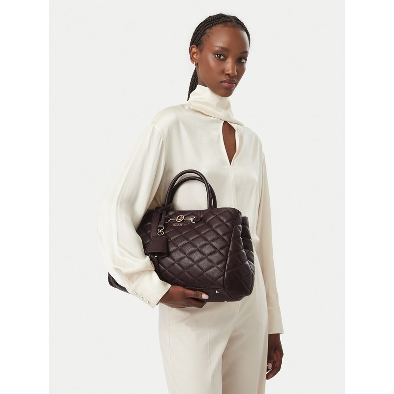 Handtasche Guess Frances HWQG22 41060 Dunkelbraun