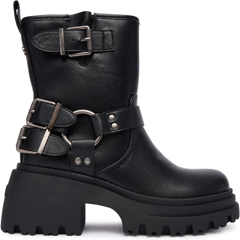 Stiefeletten Buffalo Bravr Biker Lo 1220067 Schwarz