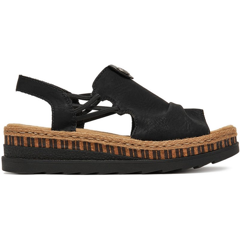 Sandalen Rieker V7972-00 Schwarz