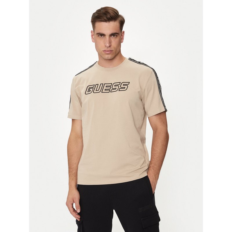 Guess T-Shirt Arlo Z4GI18 J1314 Beige Regular Fit