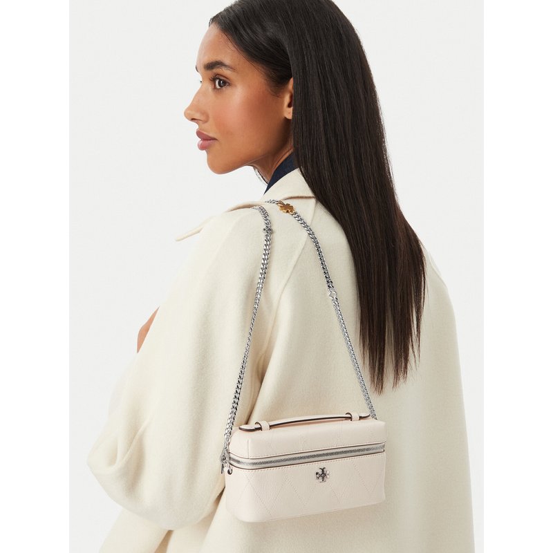 Handtasche Tory Burch Charlie 186038 Creme