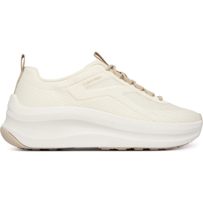 Sneakers Calvin Klein Chunky Run Ckstripe Lup Sp Kn HW0HW03006 Weiß