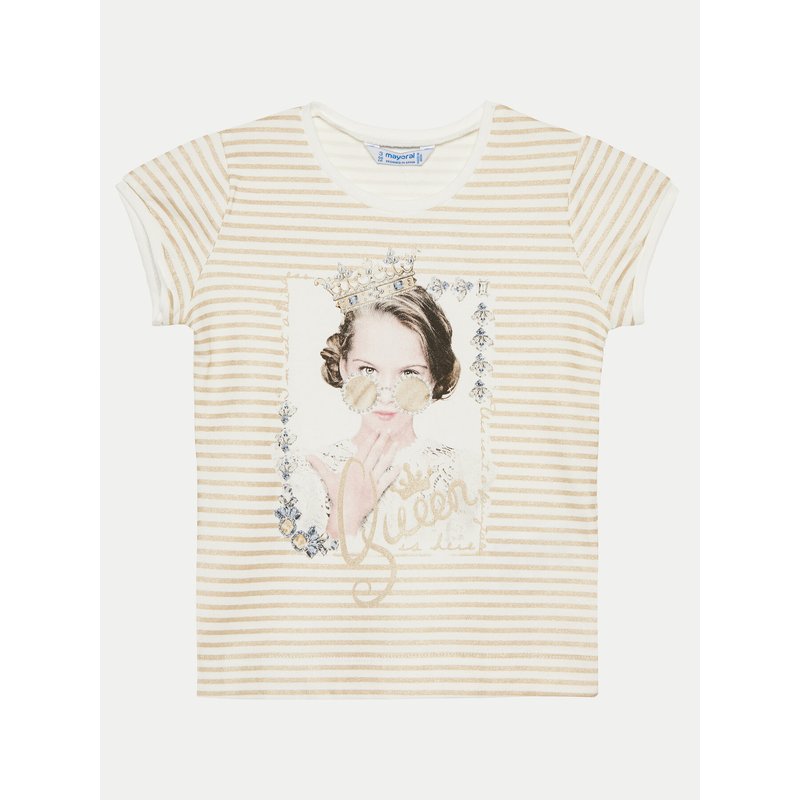 Mayoral T-Shirt 3010 Goldfarben Regular Fit