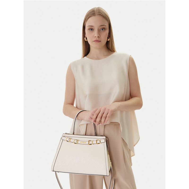 Handtasche Guess Dovie HWKG99 09060 Écru