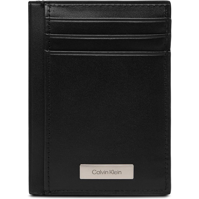 Kreditkartenetui Calvin Klein Plaque Ns Card Case LV04D1065G Schwarz