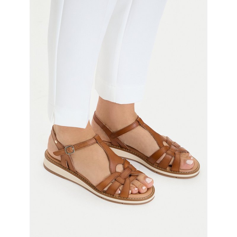 Sandalen Pikolinos Roquetas W9B-0789 Braun